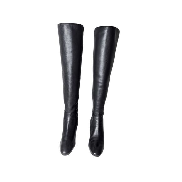 STUART WEITZMAN Yuliana Over The Knee Boot In Black Size 7.5 - Picture 4 of 10